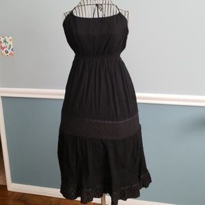 Black halter midi dress - Mossimo - size small